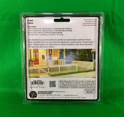 Woodland Scenics A3004 - Picket Fence - MrMuffin'sTrains