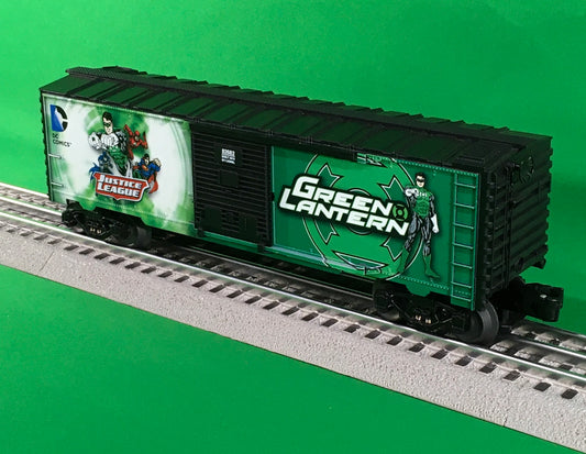 Lionel 6-82684 - DC Comics - Justice League Boxcar "Superman / Green Lantern" (2-Car) - MrMuffin'sTrains