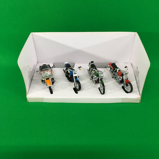 Atlas O 66920 - Motorcycle Set (4-Pack) - MrMuffin'sTrains