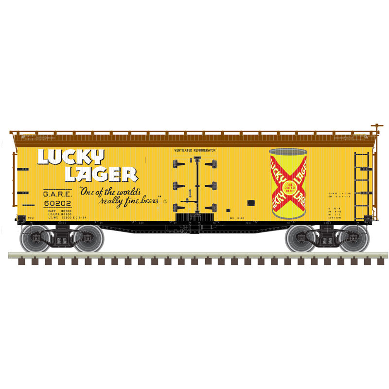 Atlas O 3001570 - Pabst Brewing Company - 40' Wood Reefer "Lucky Lager"