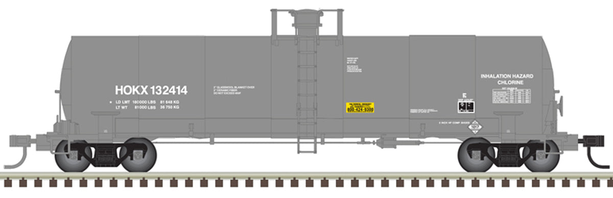 Atlas O 3008208 - Master - ACF® 17,360 Gallon Tank Cars "HOKX" (RECT 2003) - 2-Rail