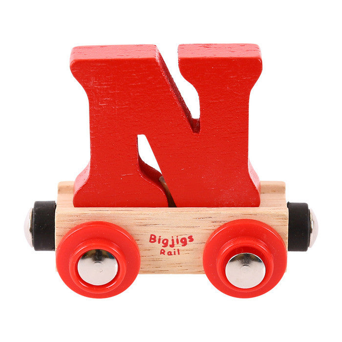 BigJigs BR114 - Rail Name Letter N (Colors Vary) - MrMuffin'sTrains