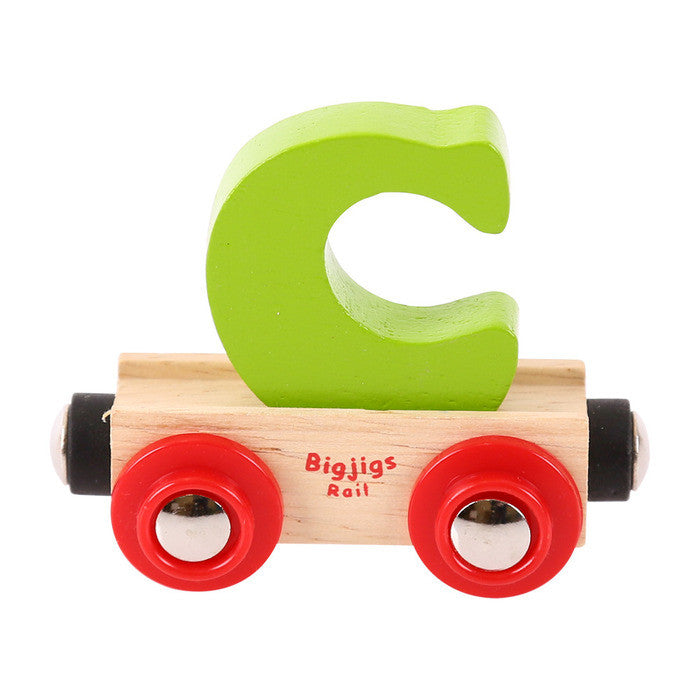 BigJigs BR103 - Rail Name Letter C (Colors Vary) - MrMuffin'sTrains