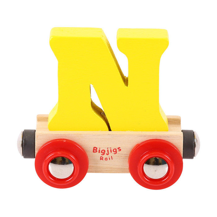 BigJigs BR114 - Rail Name Letter N (Colors Vary) - MrMuffin'sTrains
