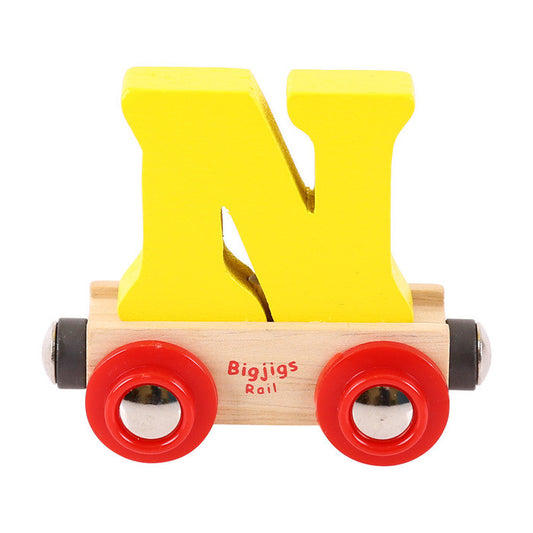 BigJigs BR114 - Rail Name Letter N (Colors Vary) - MrMuffin'sTrains